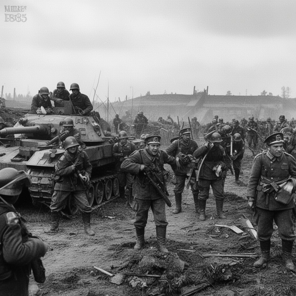 AI-generated illustration of 18th Army (Wehrmacht)