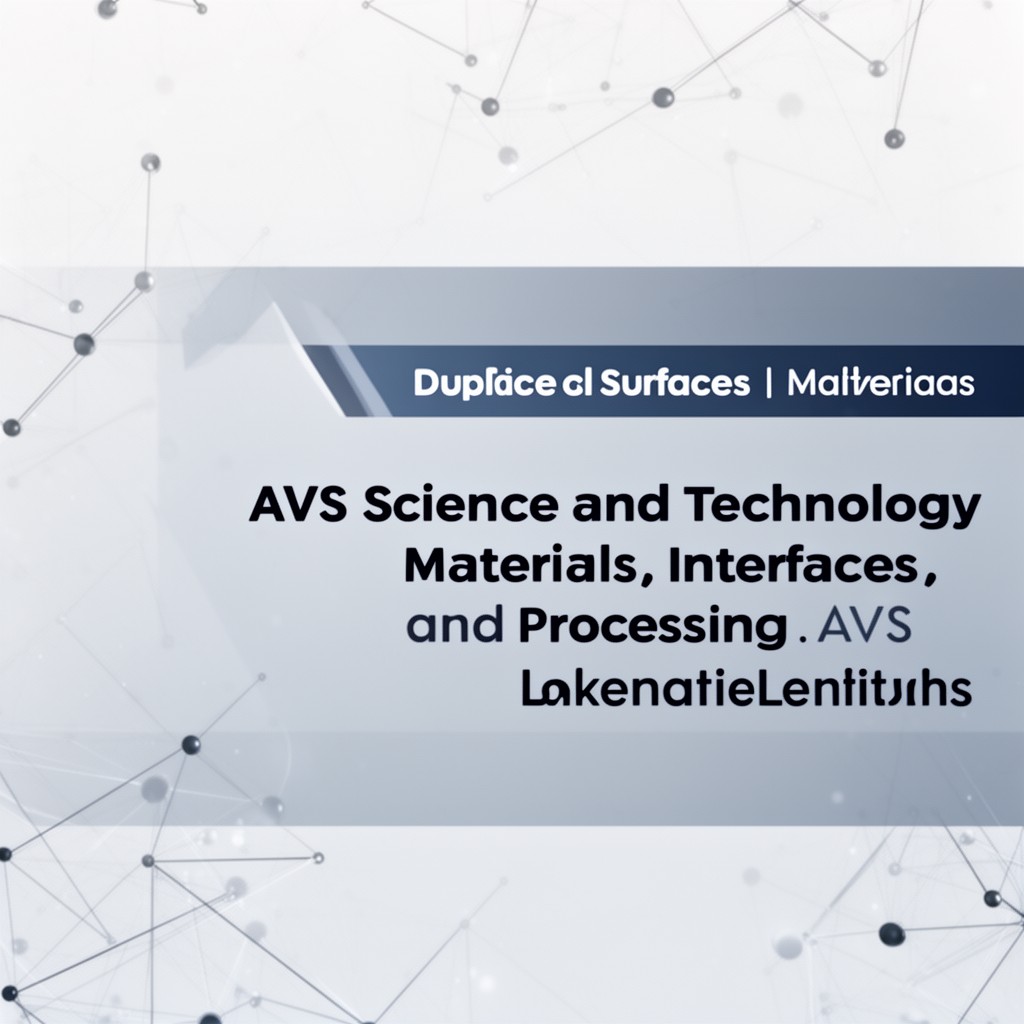 AI-generated illustration of AVS Science and Technology of Materials, Interfaces, and Processing