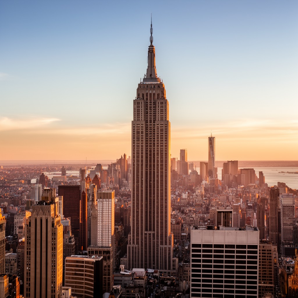 AI-generated illustration of Empire State Building