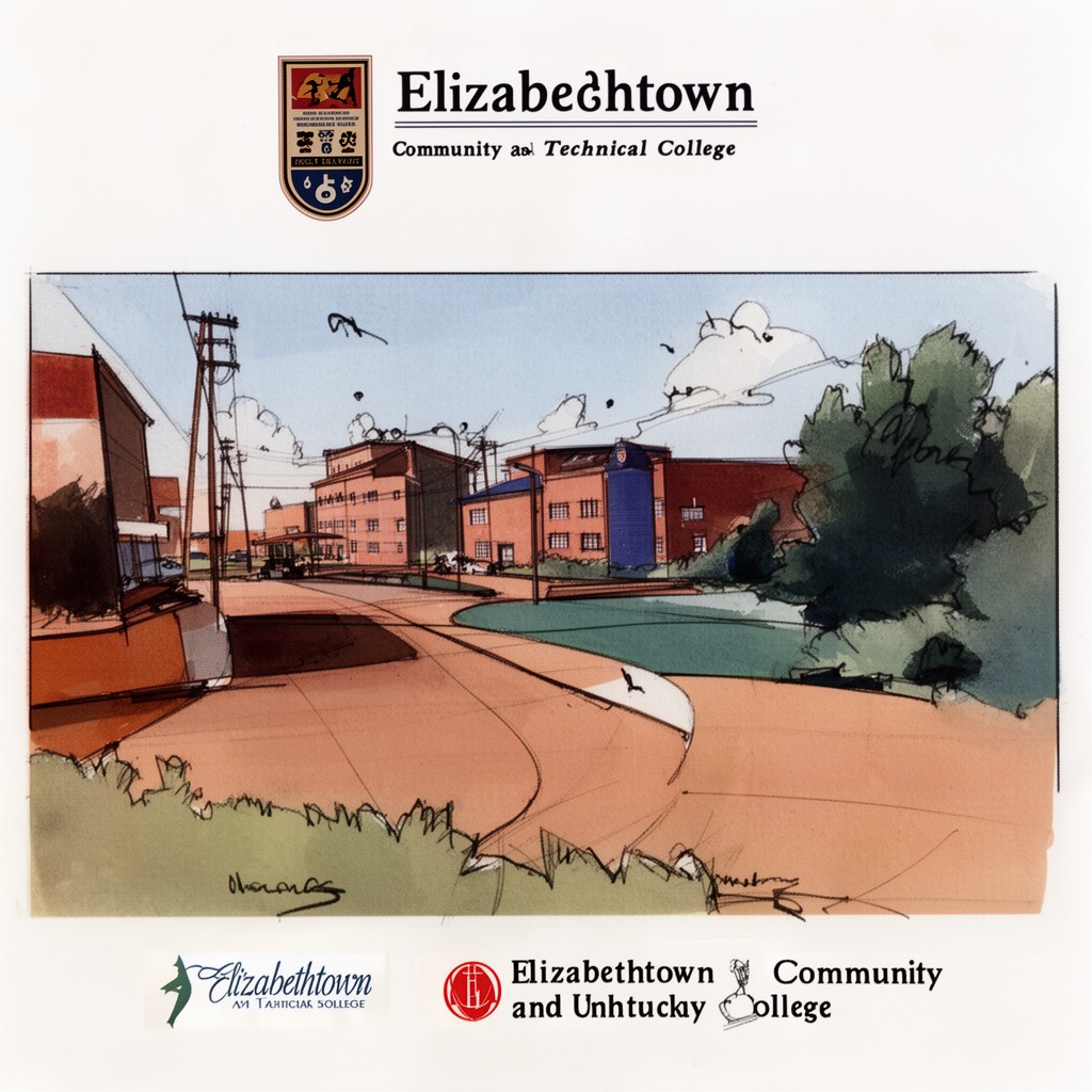 AI-generated illustration of Elizabethtown Community and Technical College