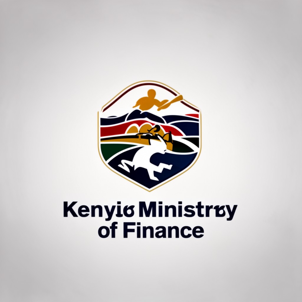 AI-generated illustration of Kenyan Ministry of Finance