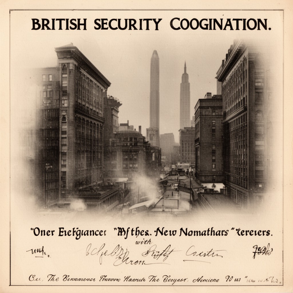 AI-generated illustration of British Security Coordination