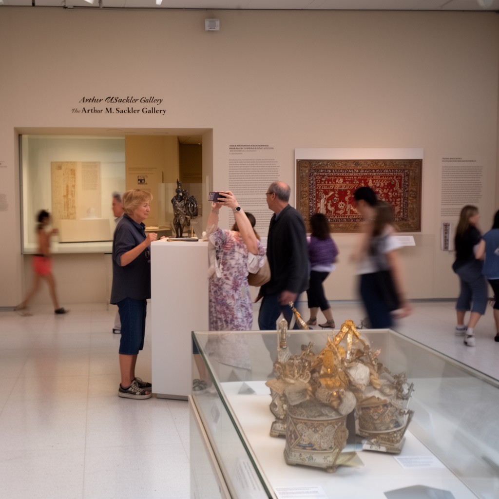 AI-generated illustration of Arthur M. Sackler Gallery