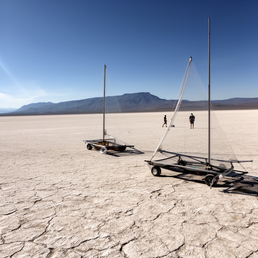 AI-generated illustration of Alvord Desert
