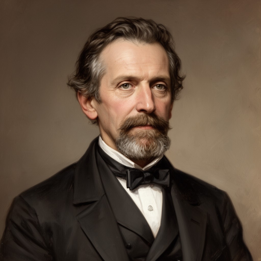 AI-generated illustration of Zachariah Chandler