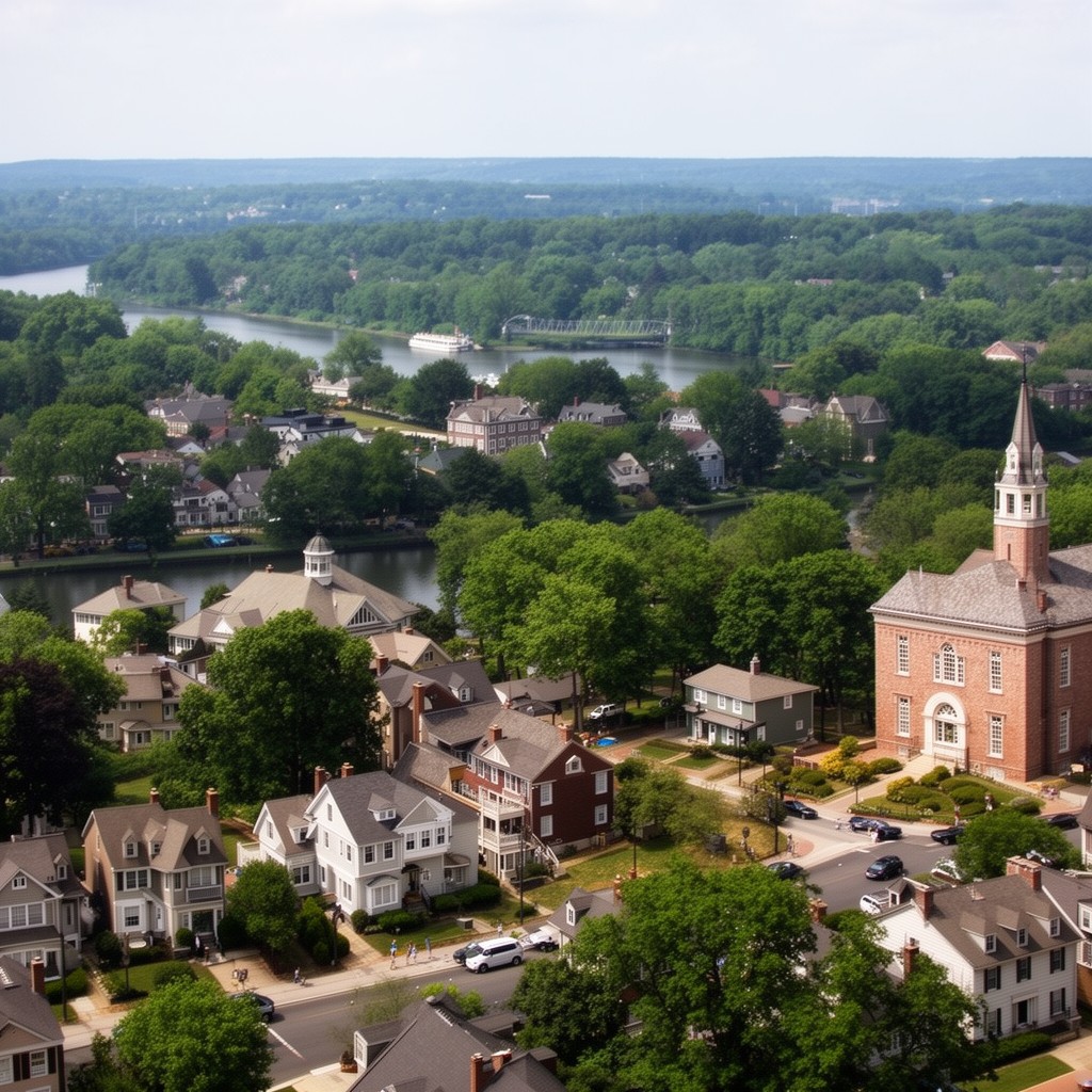 AI-generated illustration of Somerset County, New Jersey