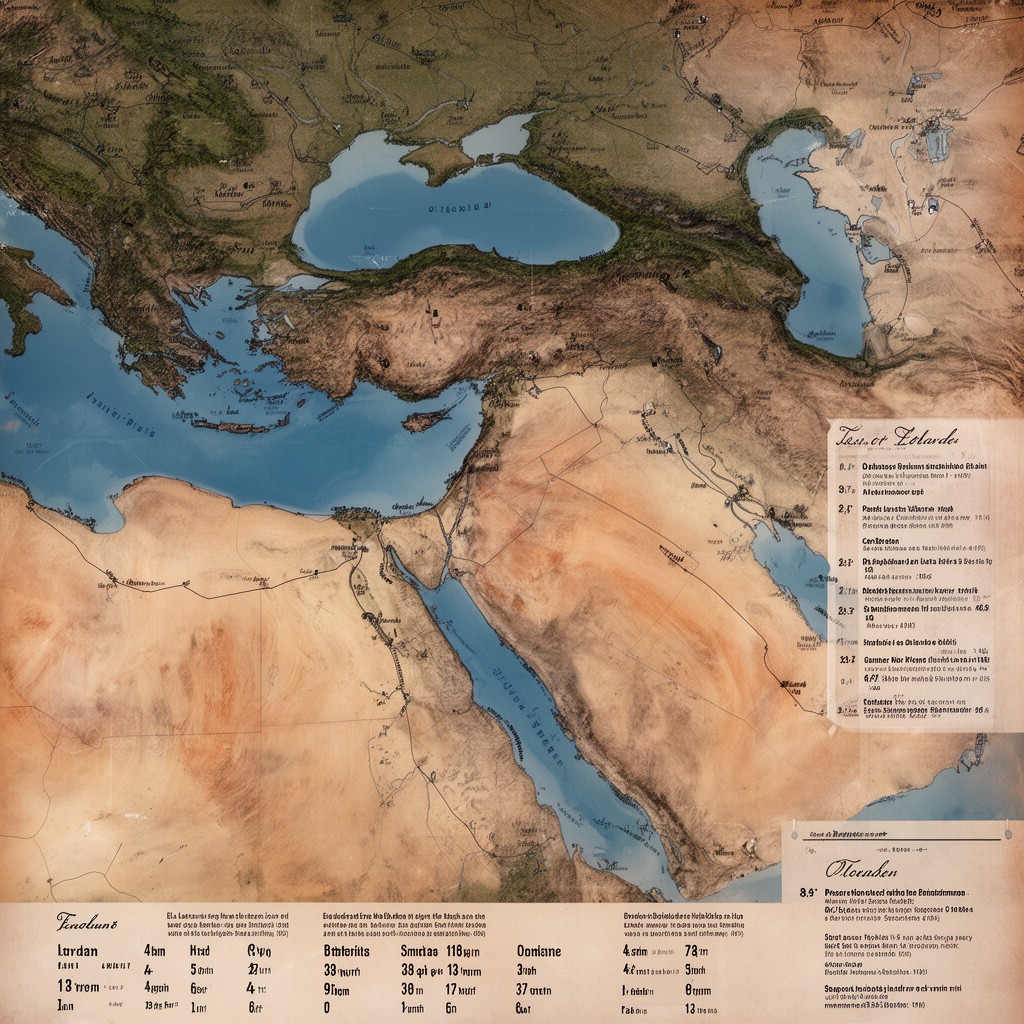 AI-generated illustration of Levant region