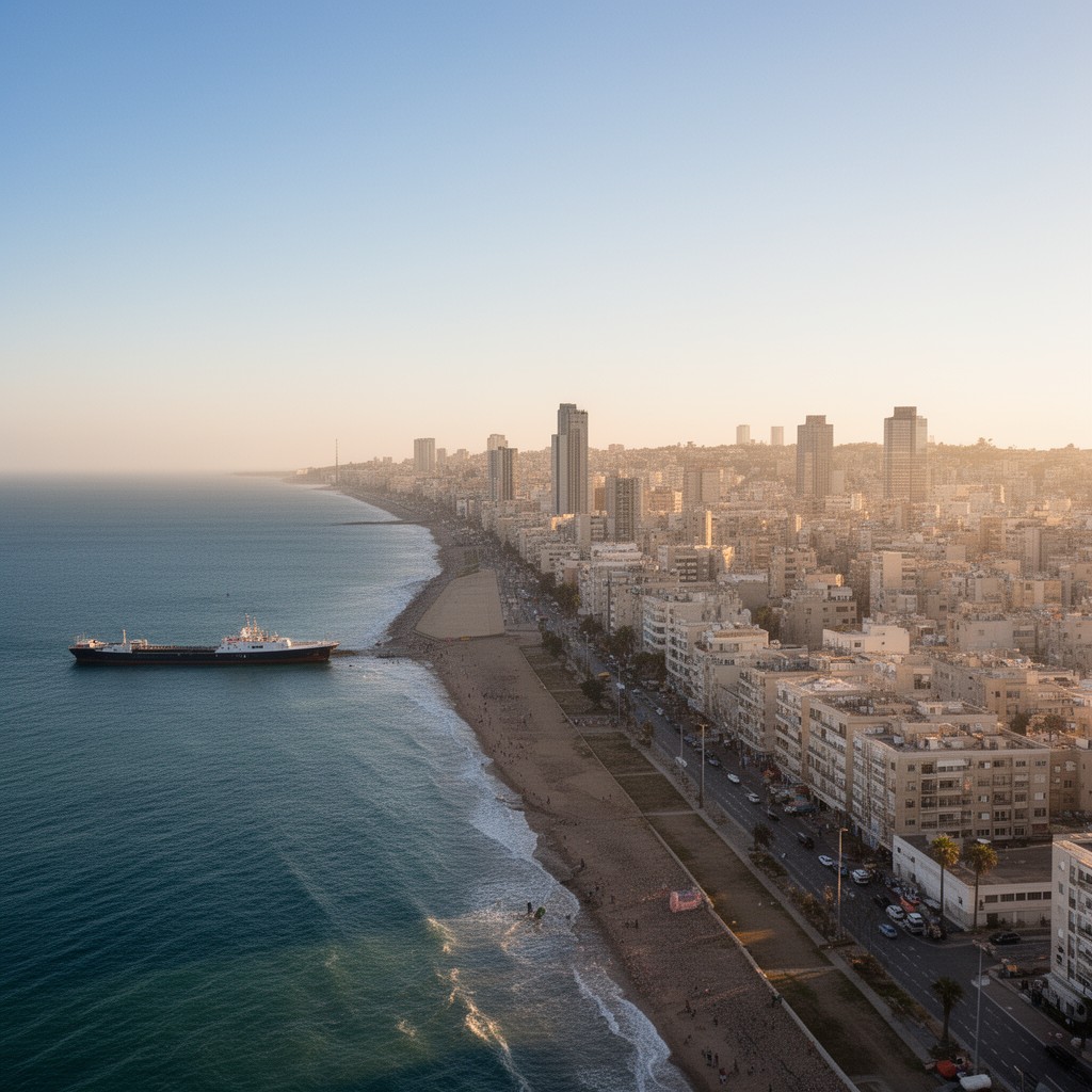 AI-generated illustration of Bat Yam