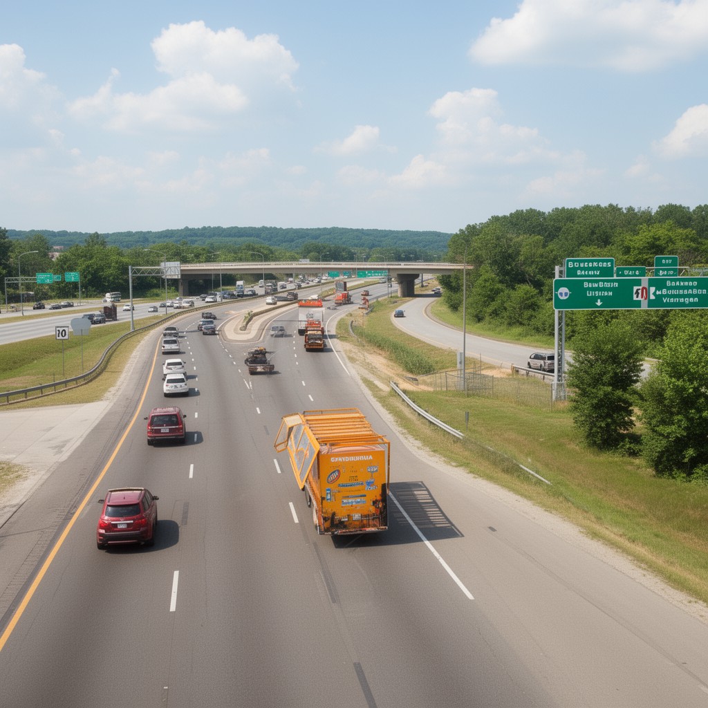 AI-generated illustration of Bluegrass Parkway