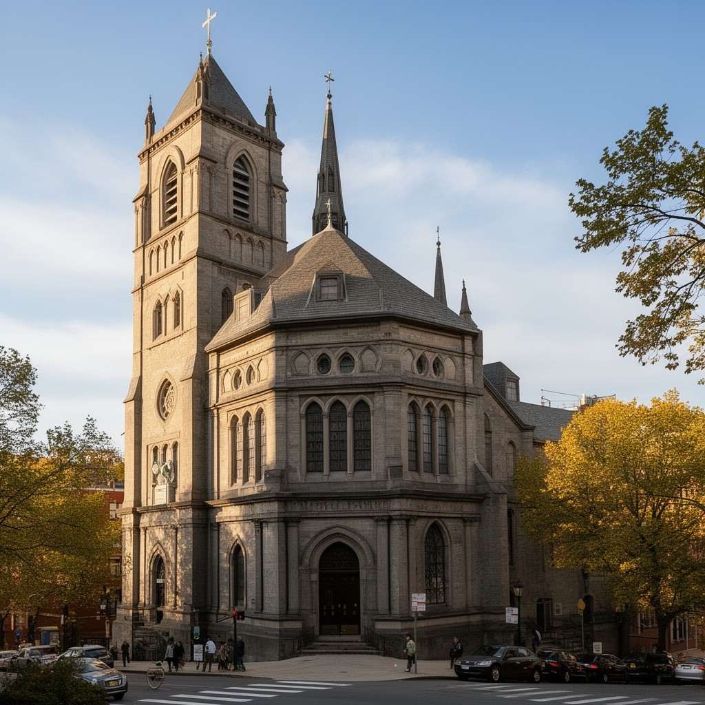 AI-generated illustration of Mission Church