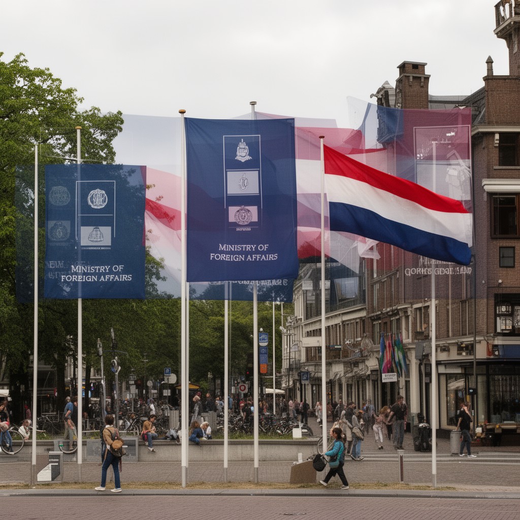 AI-generated illustration of Ministry of Foreign Affairs of the Netherlands