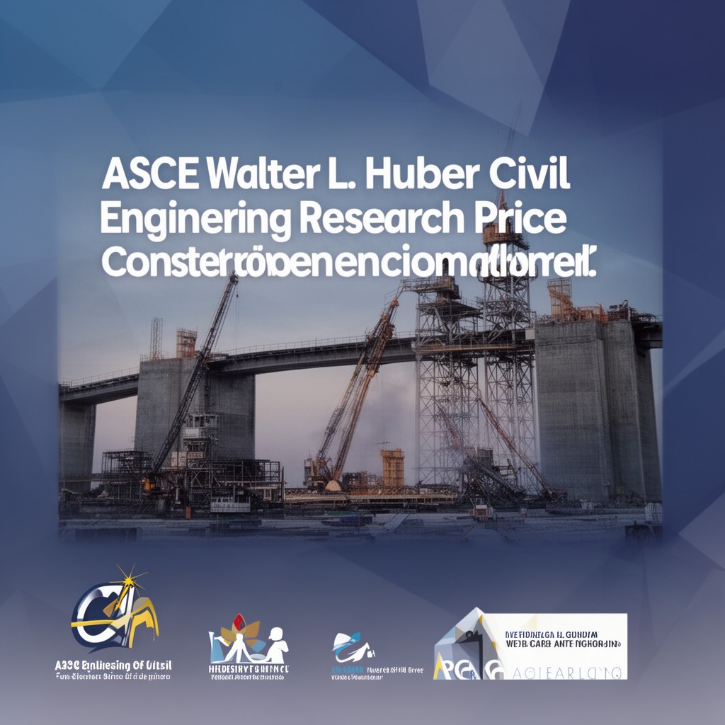 AI-generated illustration of ASCE Walter L. Huber Civil Engineering Research Prize