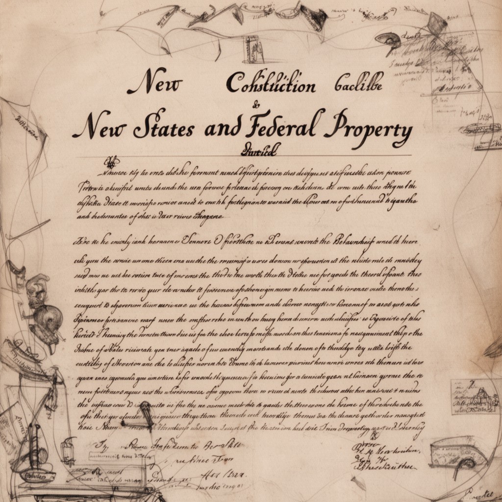AI-generated illustration of New States and Federal Property