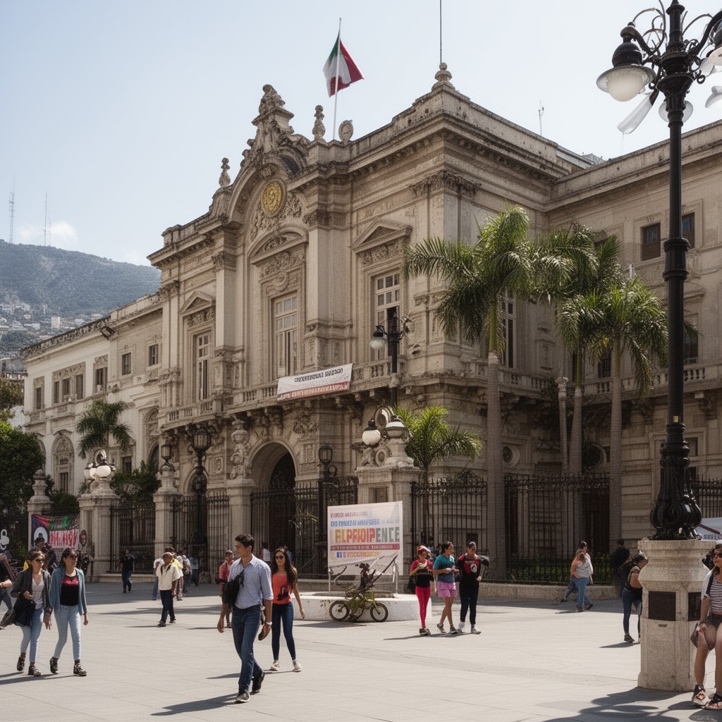 AI-generated illustration of Municipal government of Monterrey