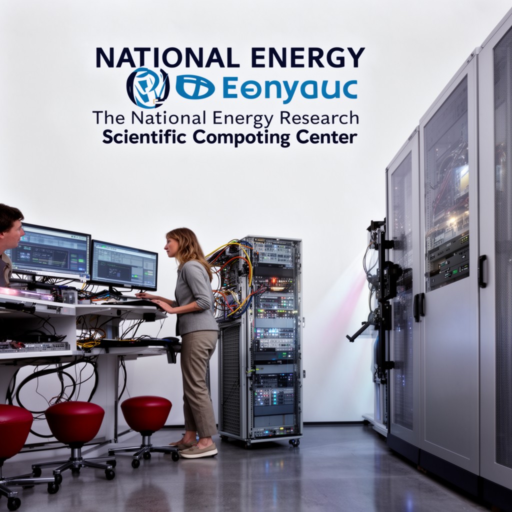 AI-generated illustration of National Energy Research Scientific Computing Center