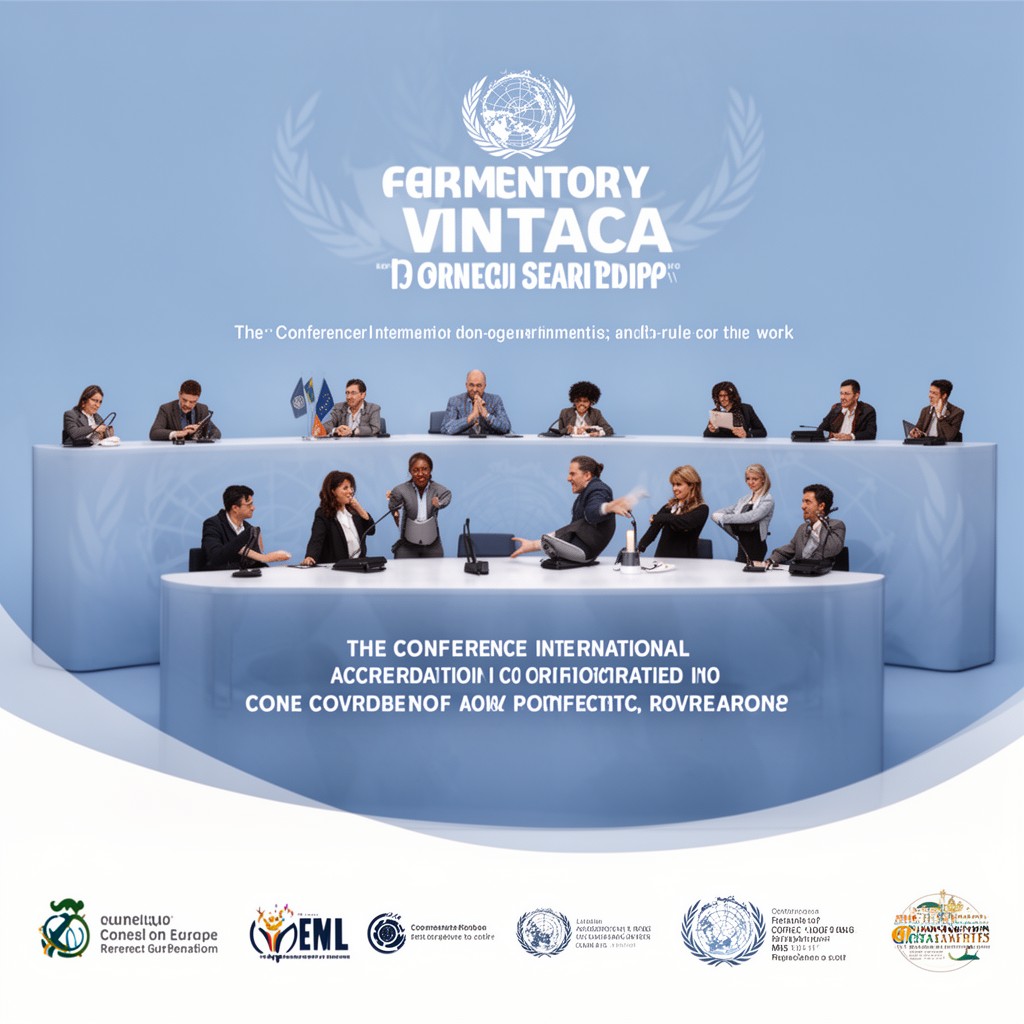 AI-generated illustration of Conference of International Non-governmental Organisations