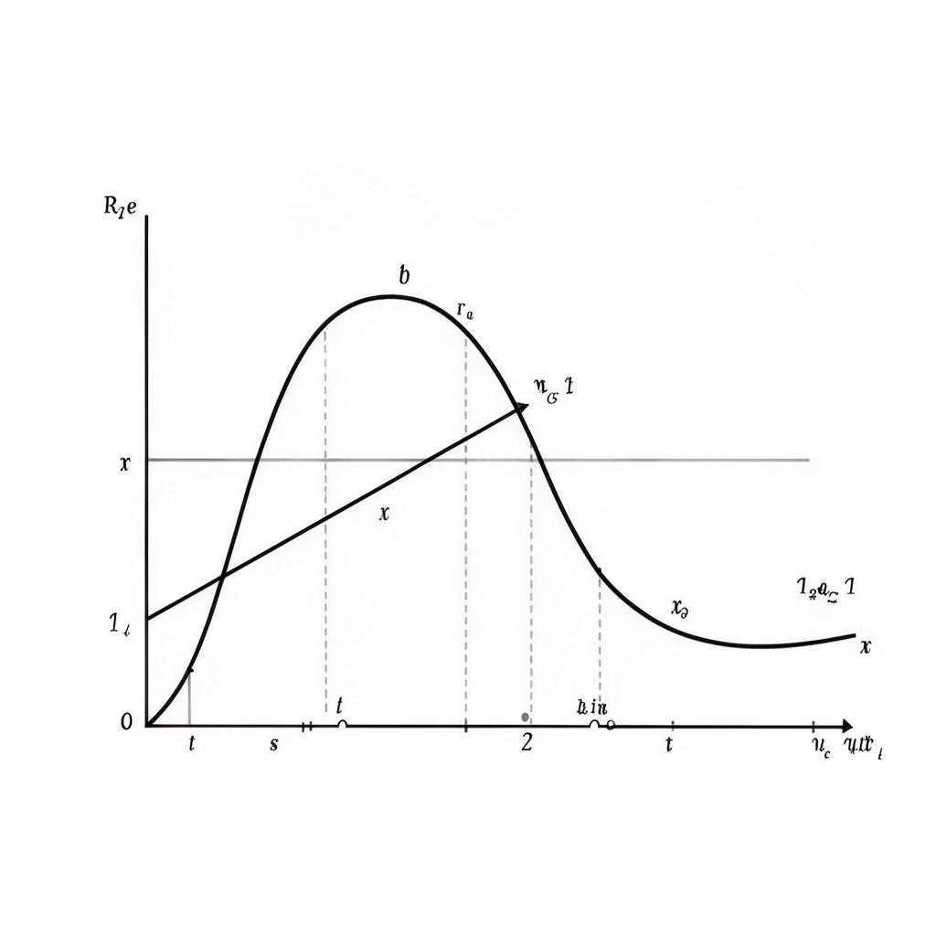 AI-generated illustration of Riemann integral