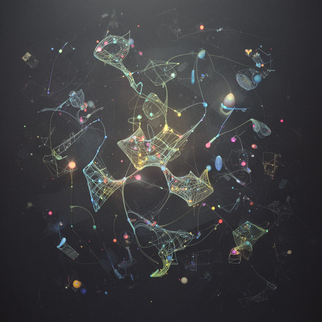 AI-generated illustration of Riemann surfaces