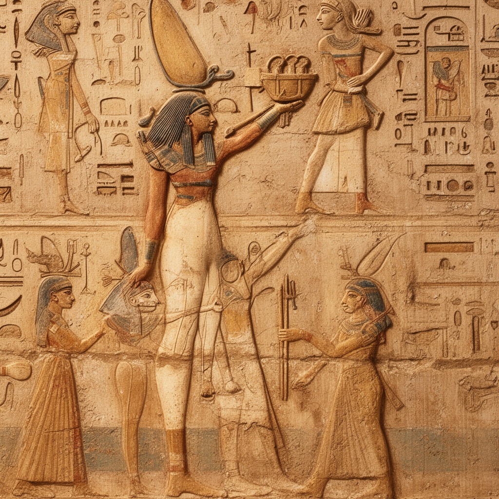 AI-generated illustration of Ancient Egyptian art