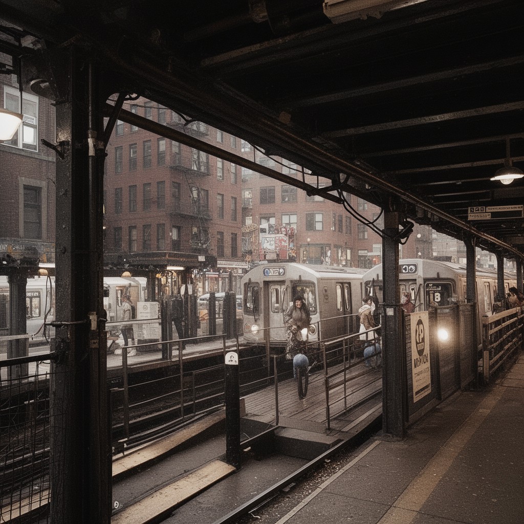 AI-generated illustration of New York City Subway