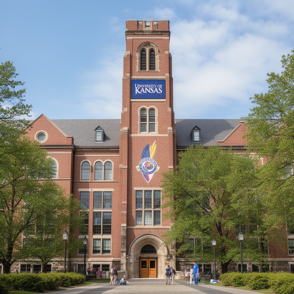 AI-generated illustration of University of Kansas