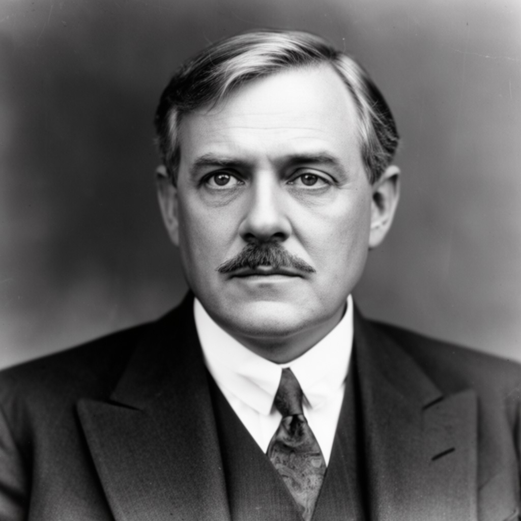 AI-generated illustration of Warren G. Harding