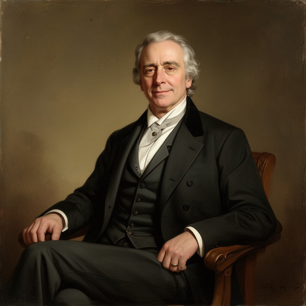 AI-generated illustration of William Hulton