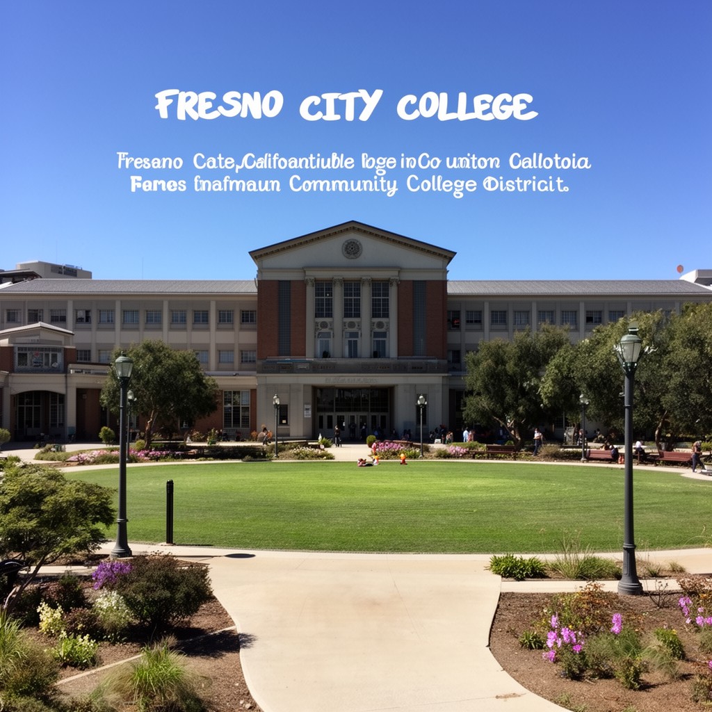 AI-generated illustration of Fresno City College
