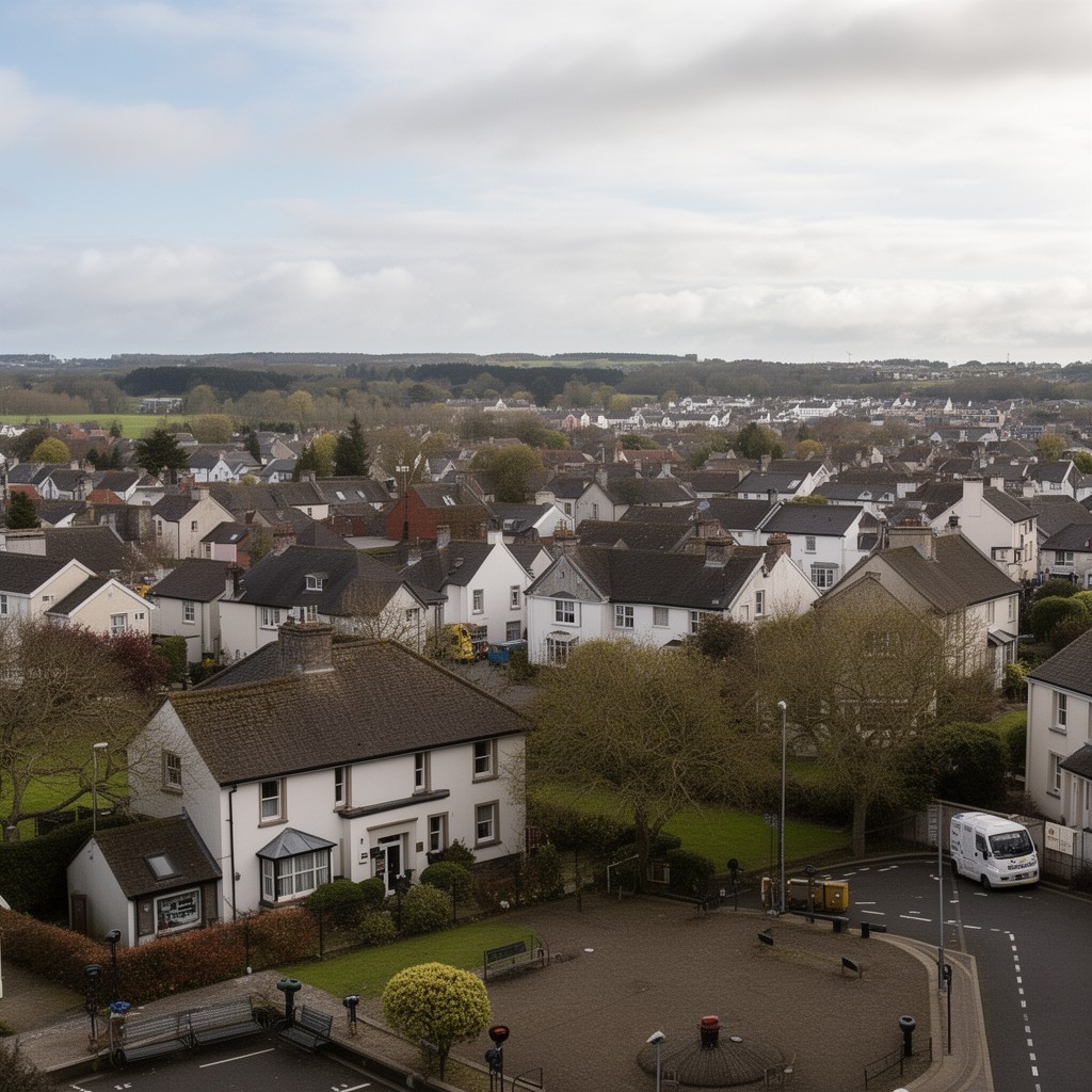 AI-generated illustration of Douglas, County Cork, Ireland