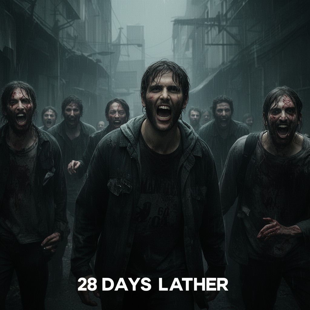 AI-generated illustration of 28 Days Later