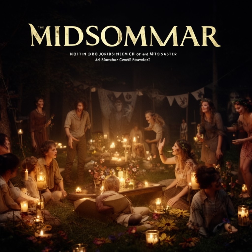 AI-generated illustration of Midsommar
