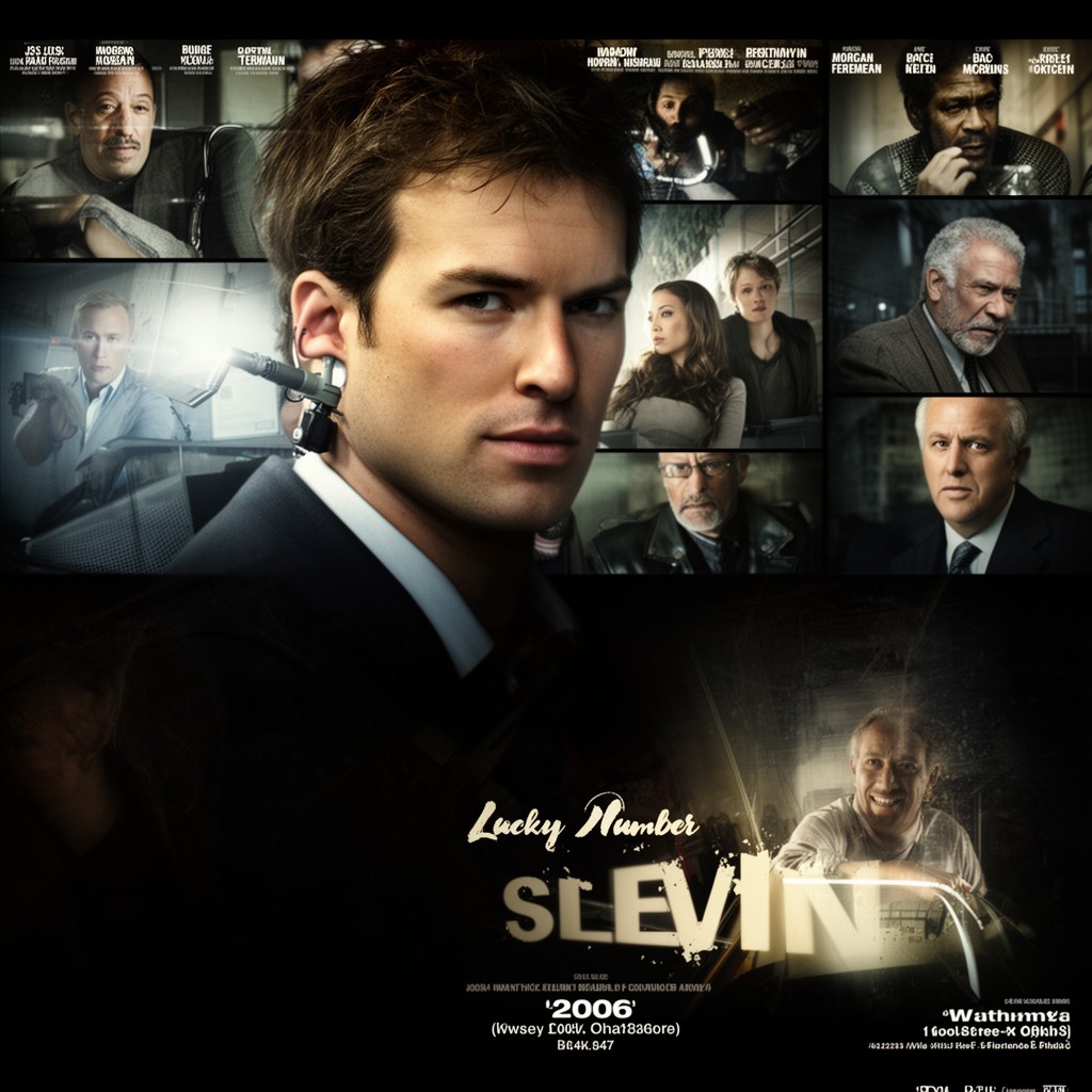 AI-generated illustration of Lucky Number Slevin