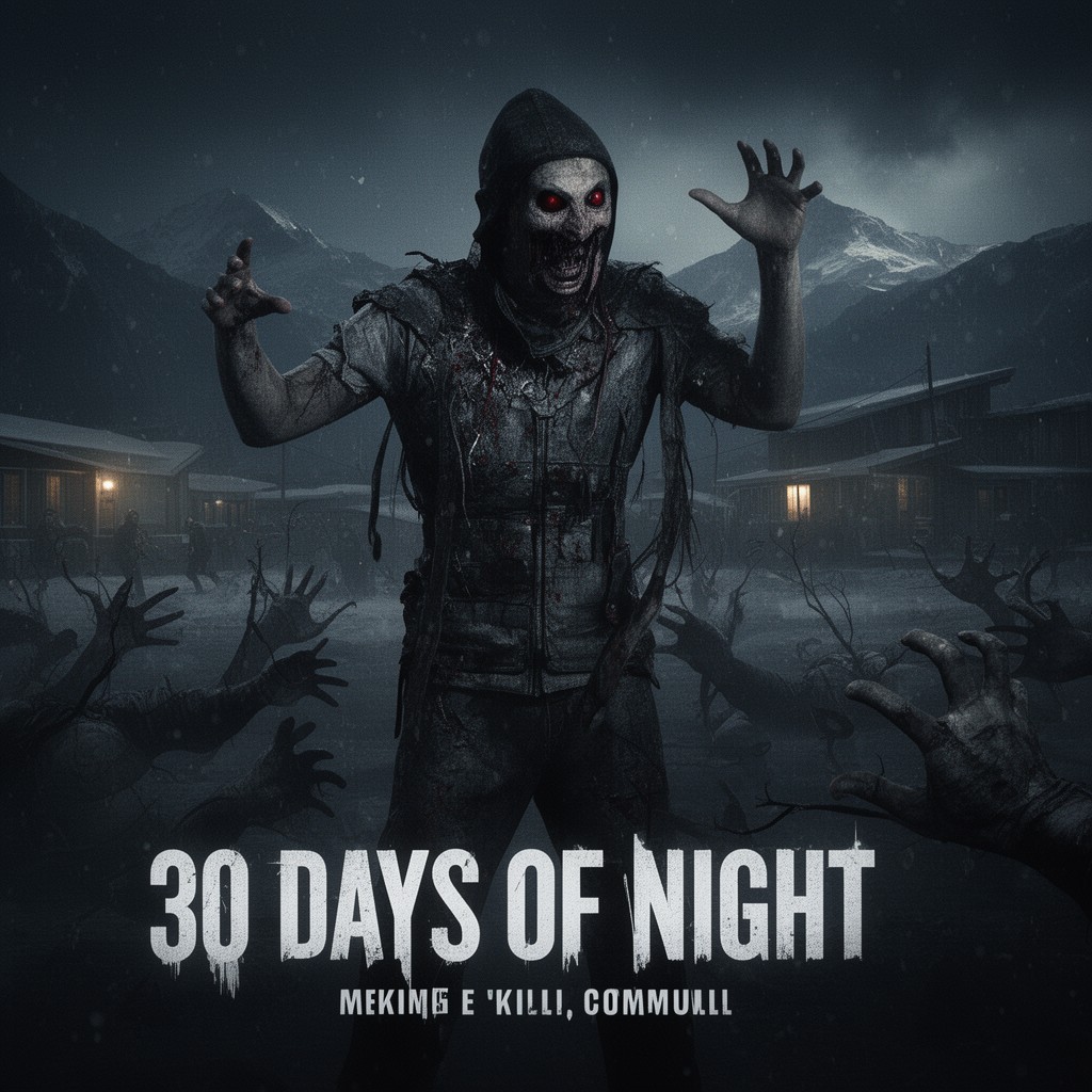 AI-generated illustration of 30 Days of Night