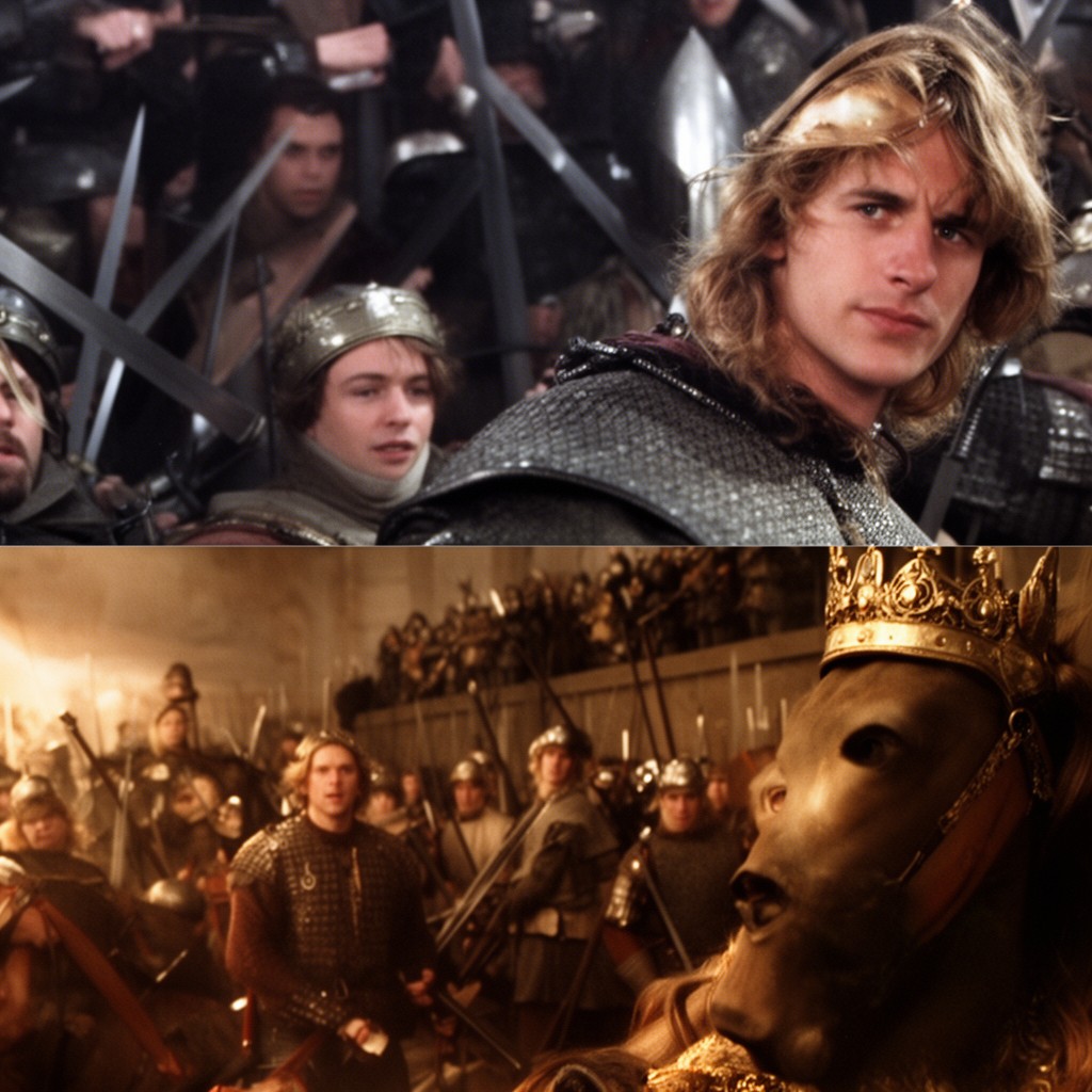 AI-generated illustration of Henry V (1989 film)