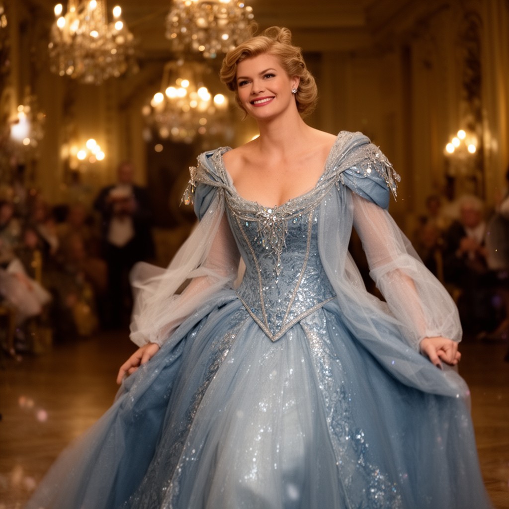 AI-generated illustration of Cinderella (2015 film)