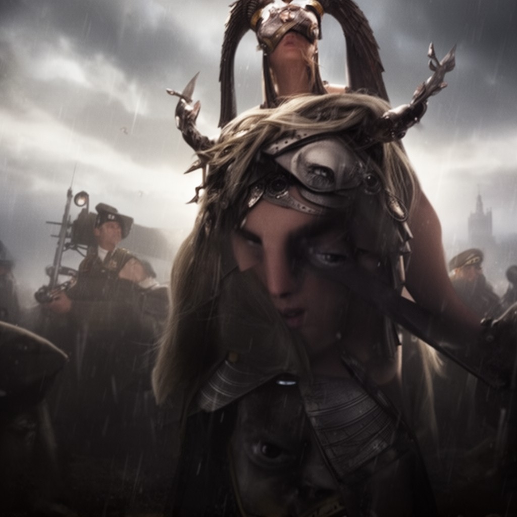 AI-generated illustration of Valkyrie (2008 film)