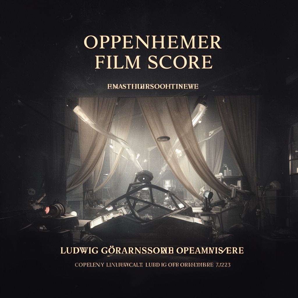 AI-generated illustration of Oppenheimer (film score)