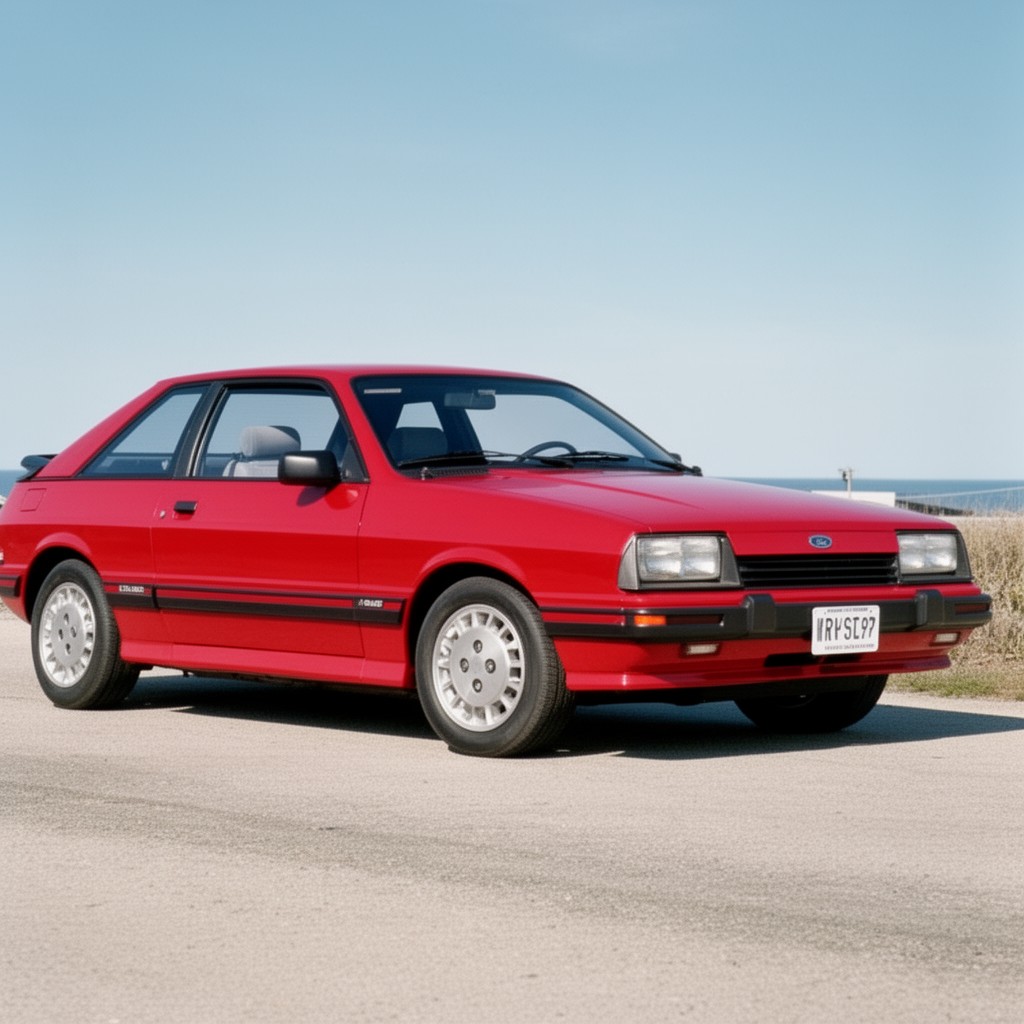 AI-generated illustration of Merkur XR4Ti