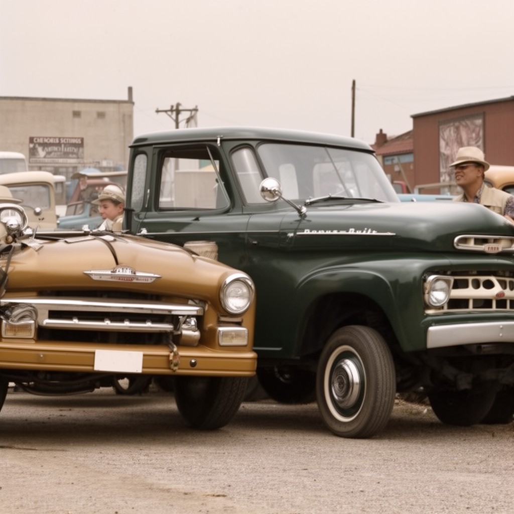 AI-generated illustration of Ford Bonus-Built