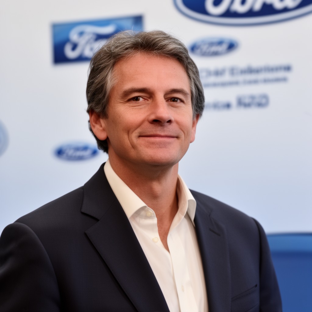 AI-generated illustration of Chief Executive Officer of Ford Motor Company