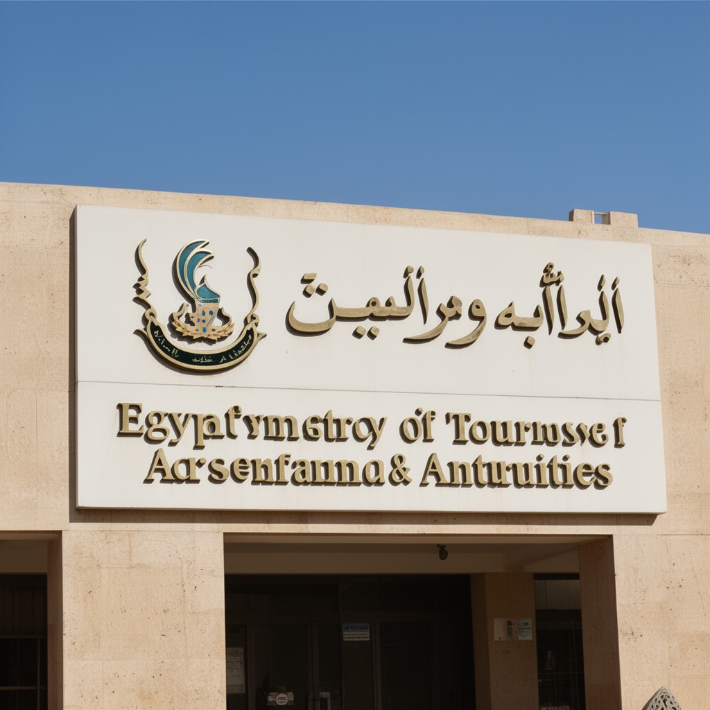 AI-generated illustration of Egyptian Ministry of Tourism and Antiquities