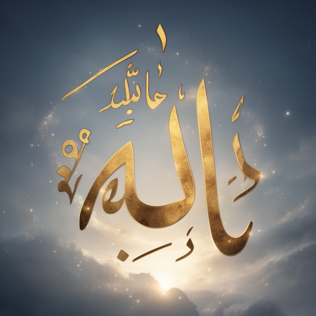 AI-generated illustration of Allah
