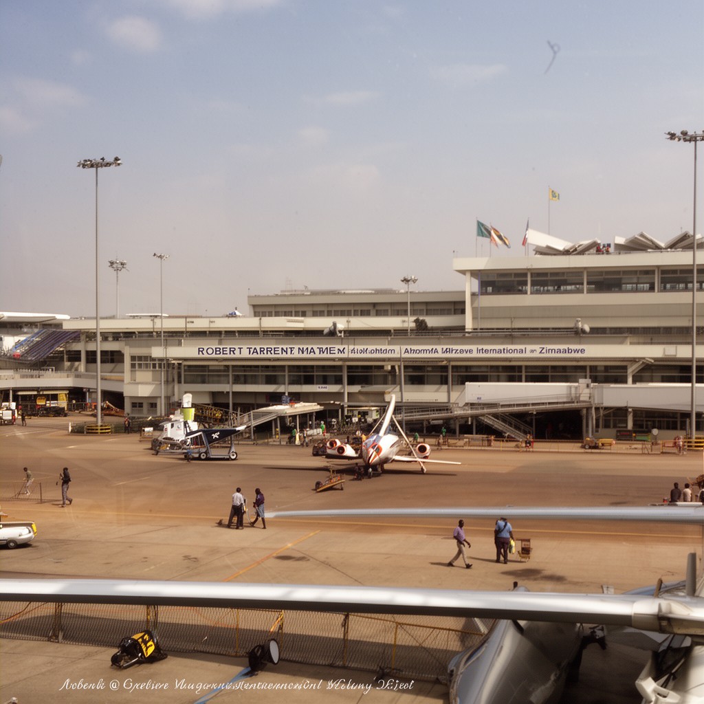 AI-generated illustration of Robert Gabriel Mugabe International Airport