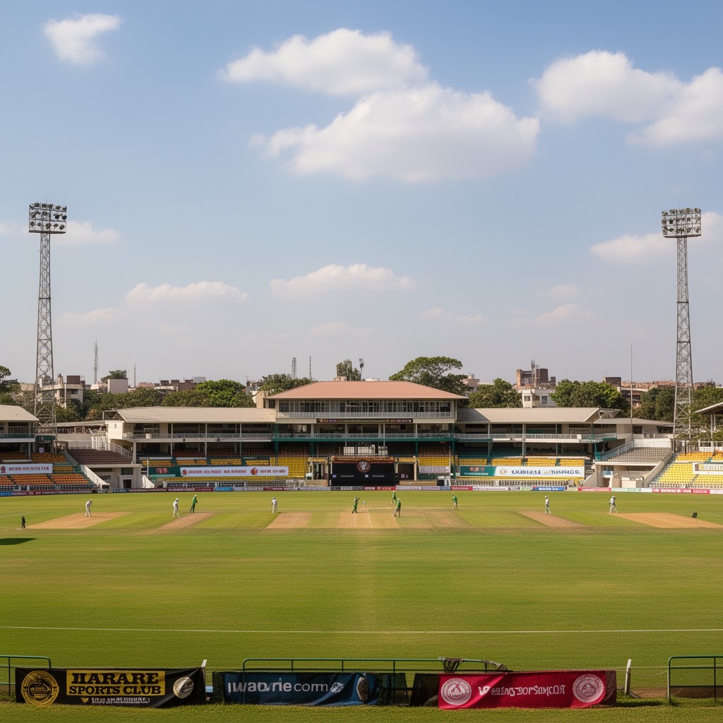 AI-generated illustration of Harare Sports Club
