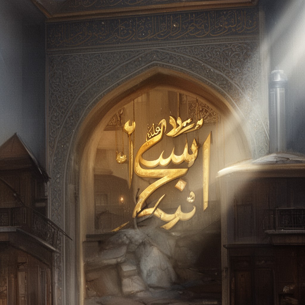 AI-generated illustration of Muhammad