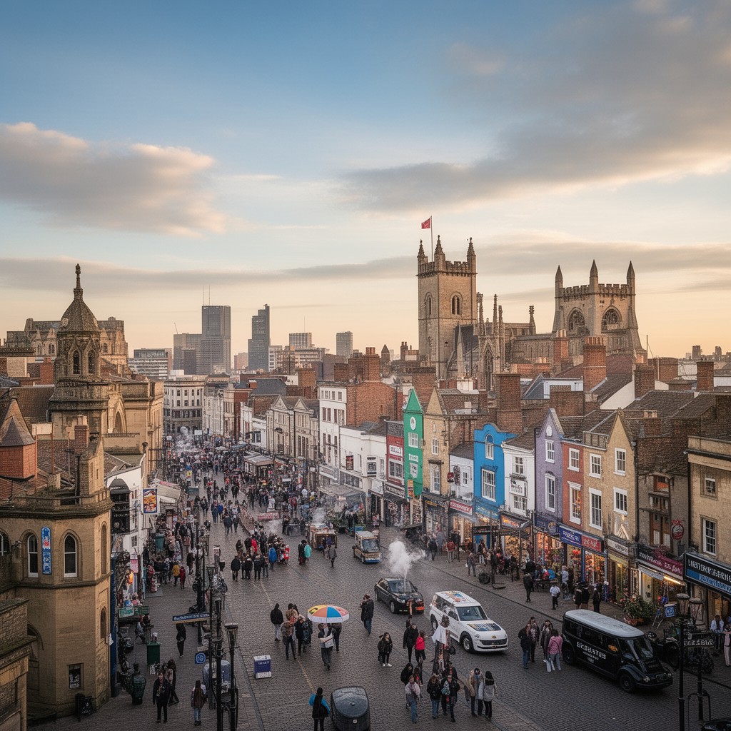 AI-generated illustration of Leicester