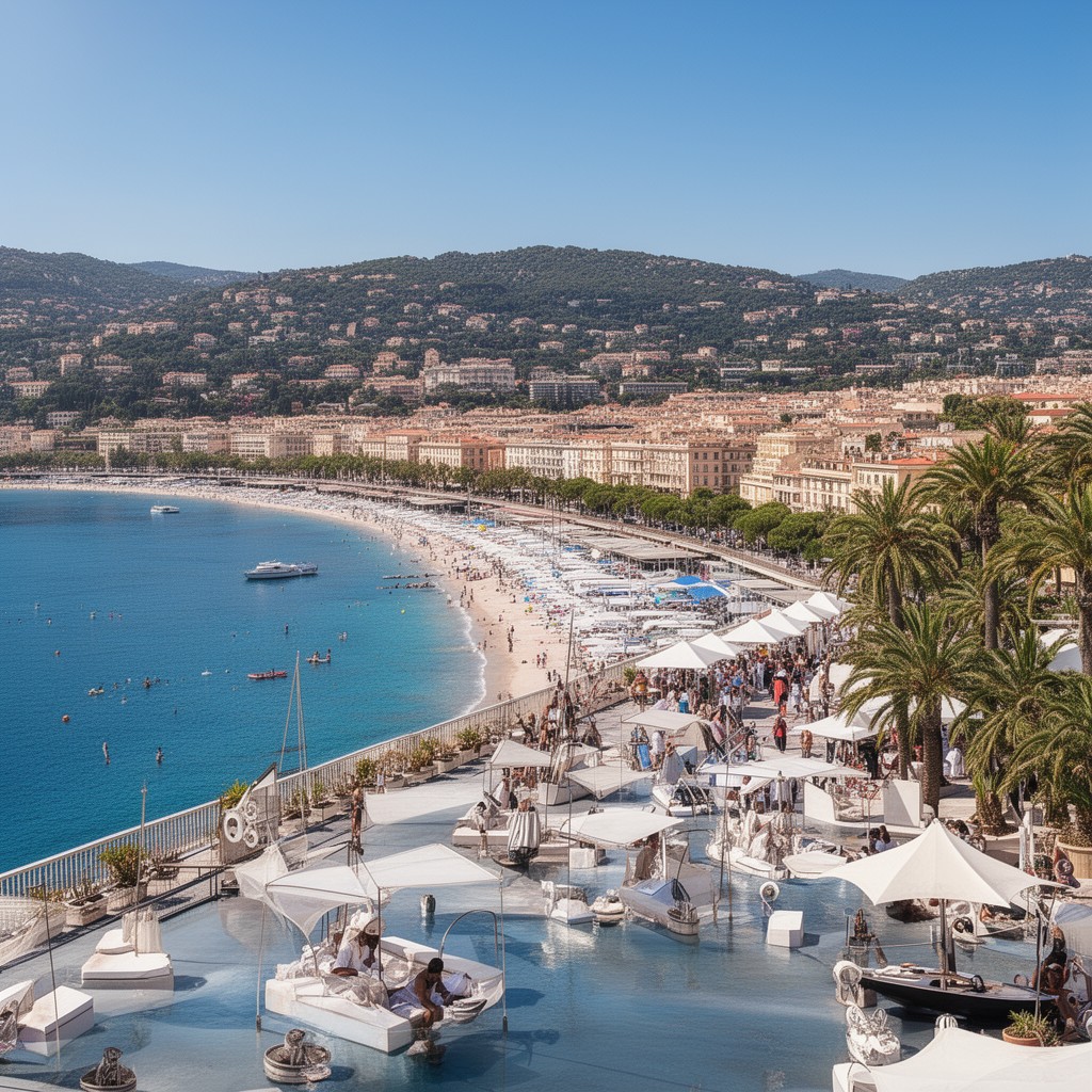 AI-generated illustration of Cannes
