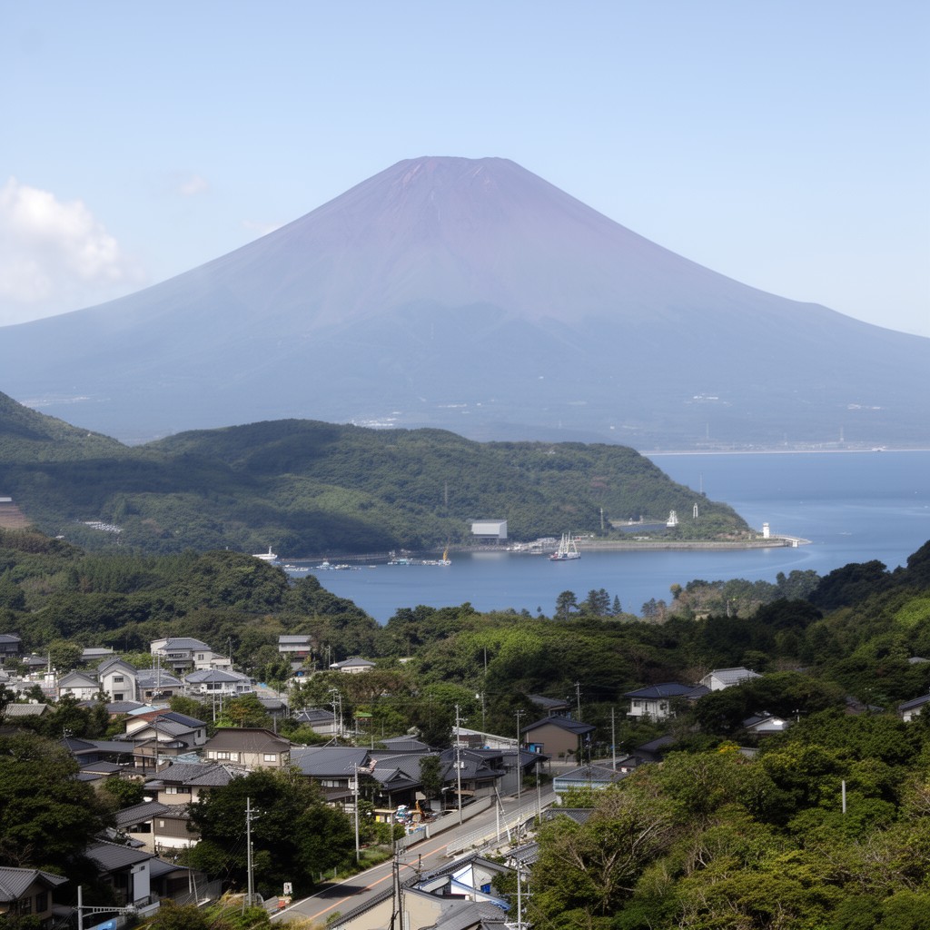 AI-generated illustration of Kagoshima Prefecture