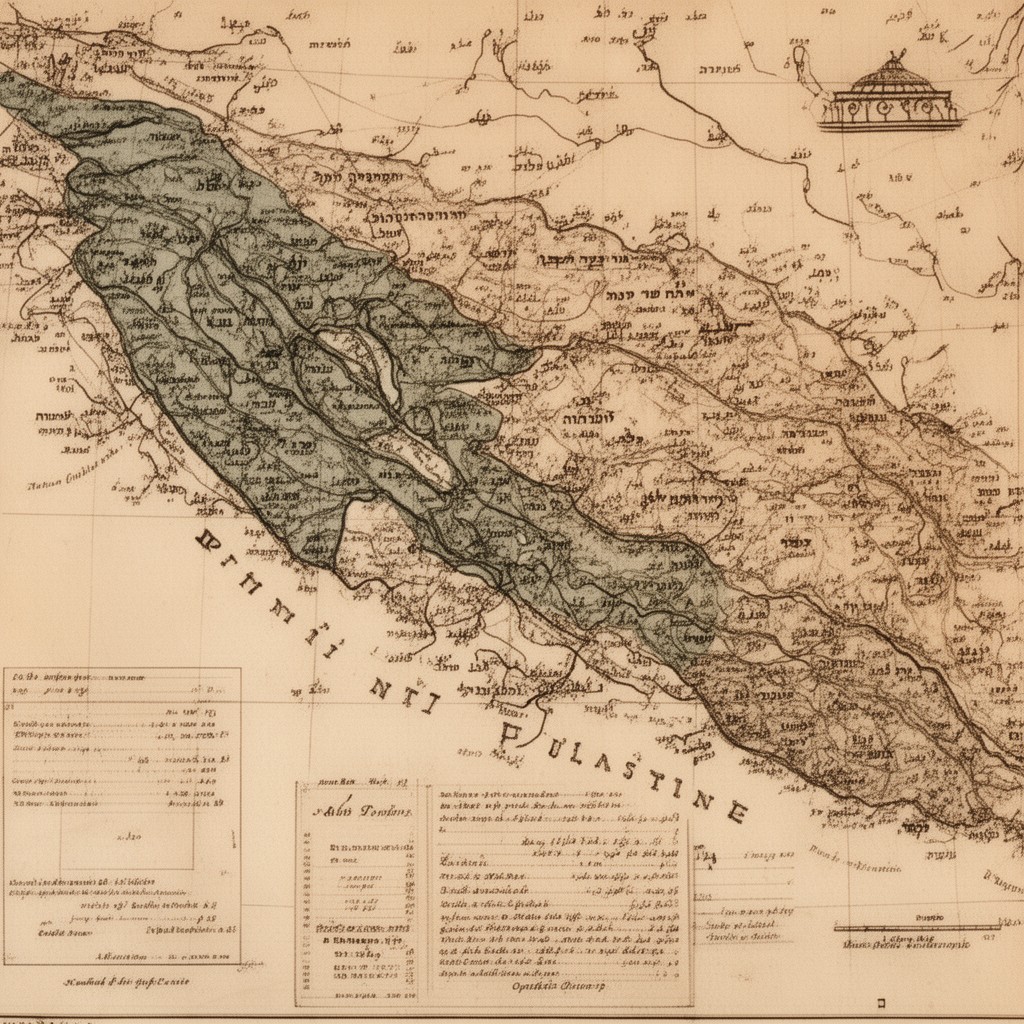 AI-generated illustration of Ottoman Palestine