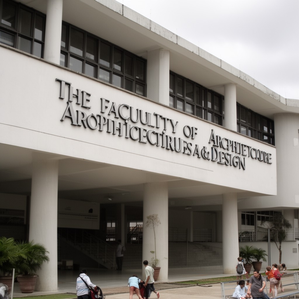 AI-generated illustration of Faculty of Architecture and Design